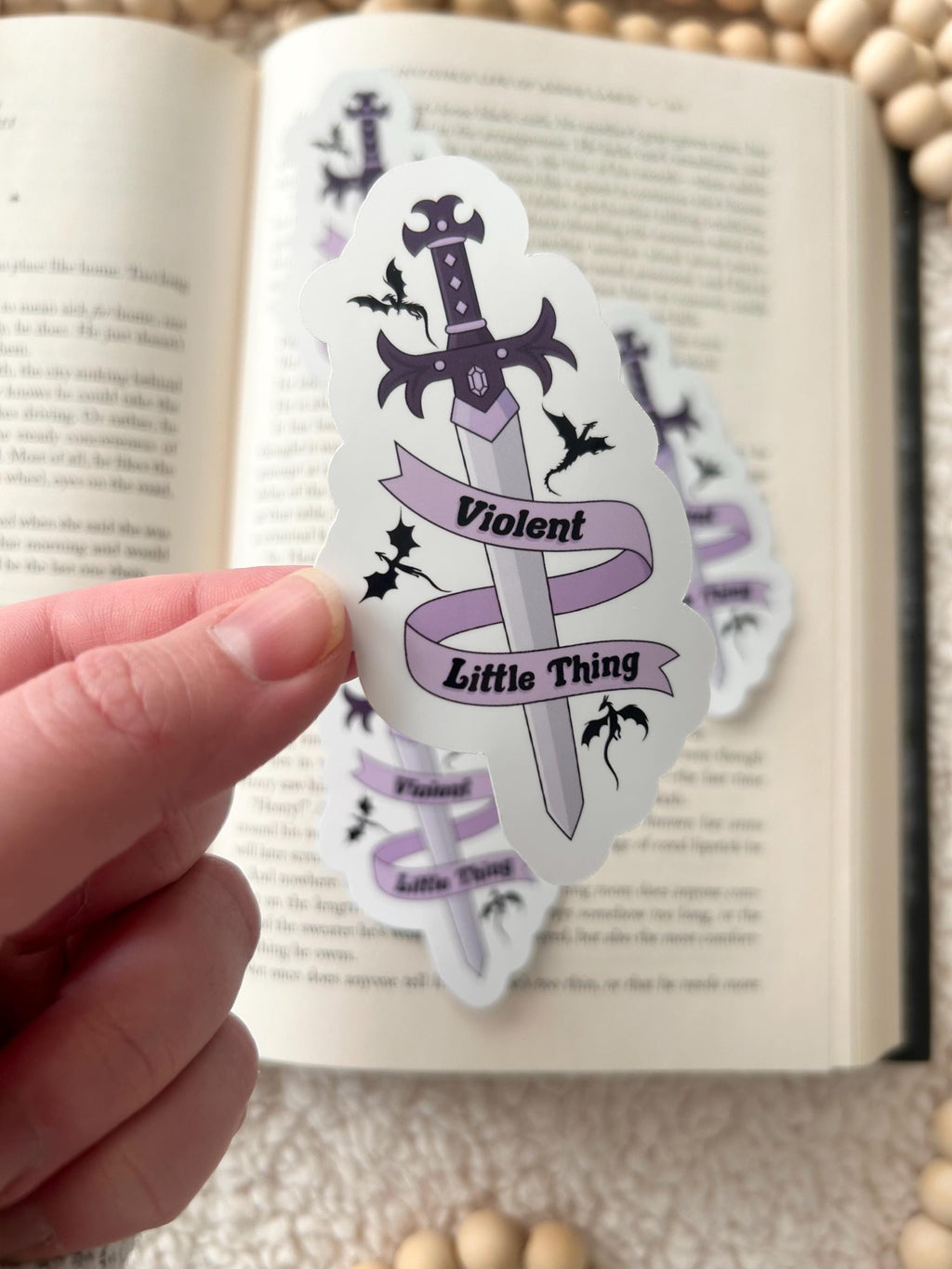 violent little thing sticker