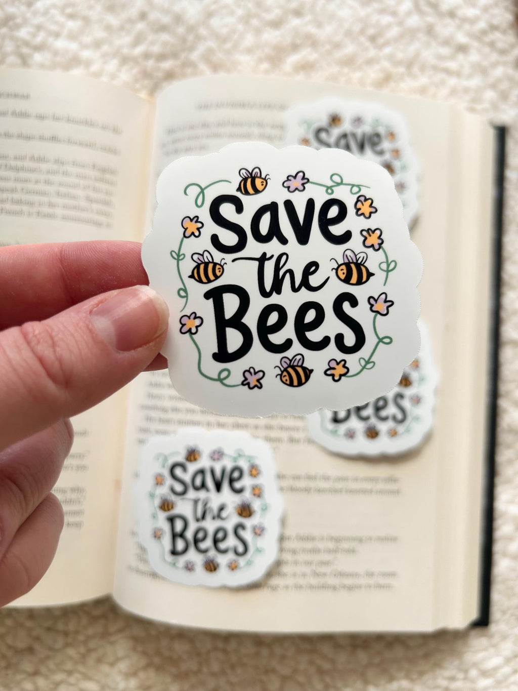 save the bees sticker