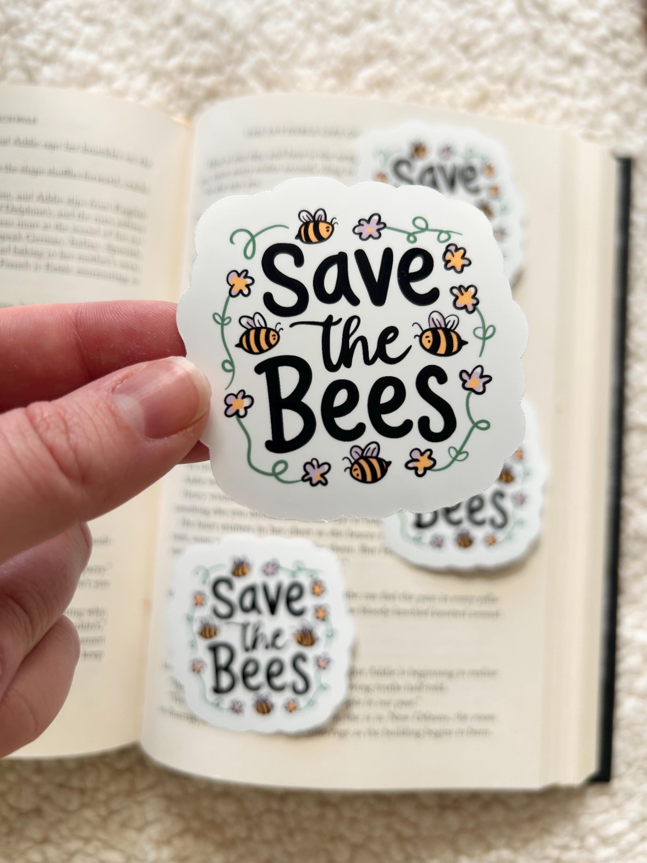 save the bees sticker
