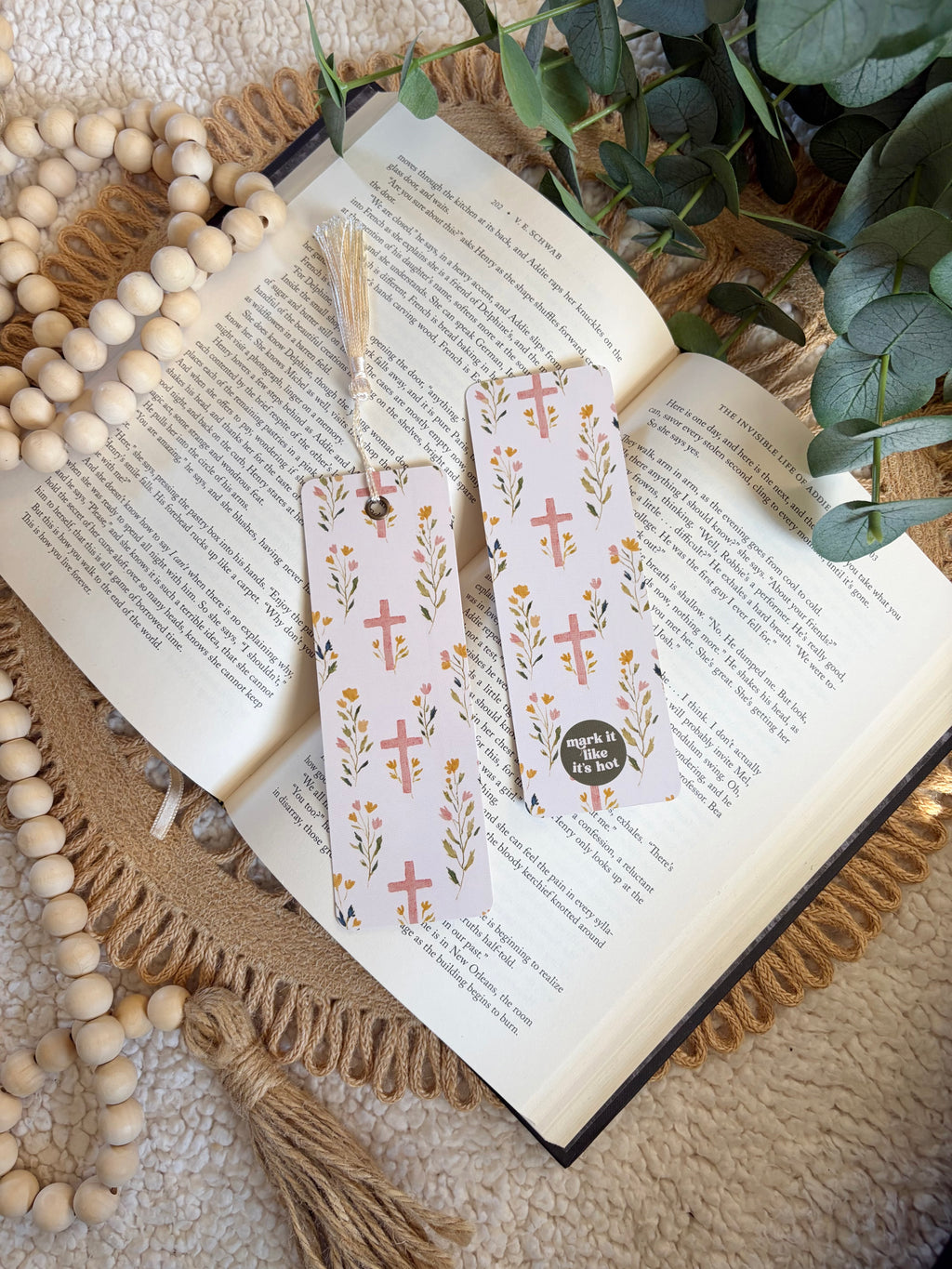 Easter cross bookmark