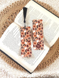 floral halloween bookmark