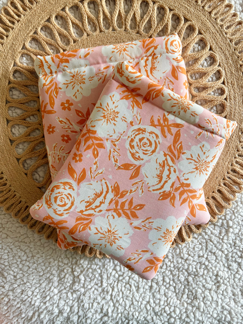 romantic floral book & kindle sleeve