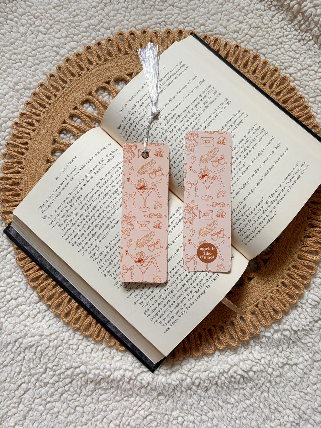 main character energy bookmark