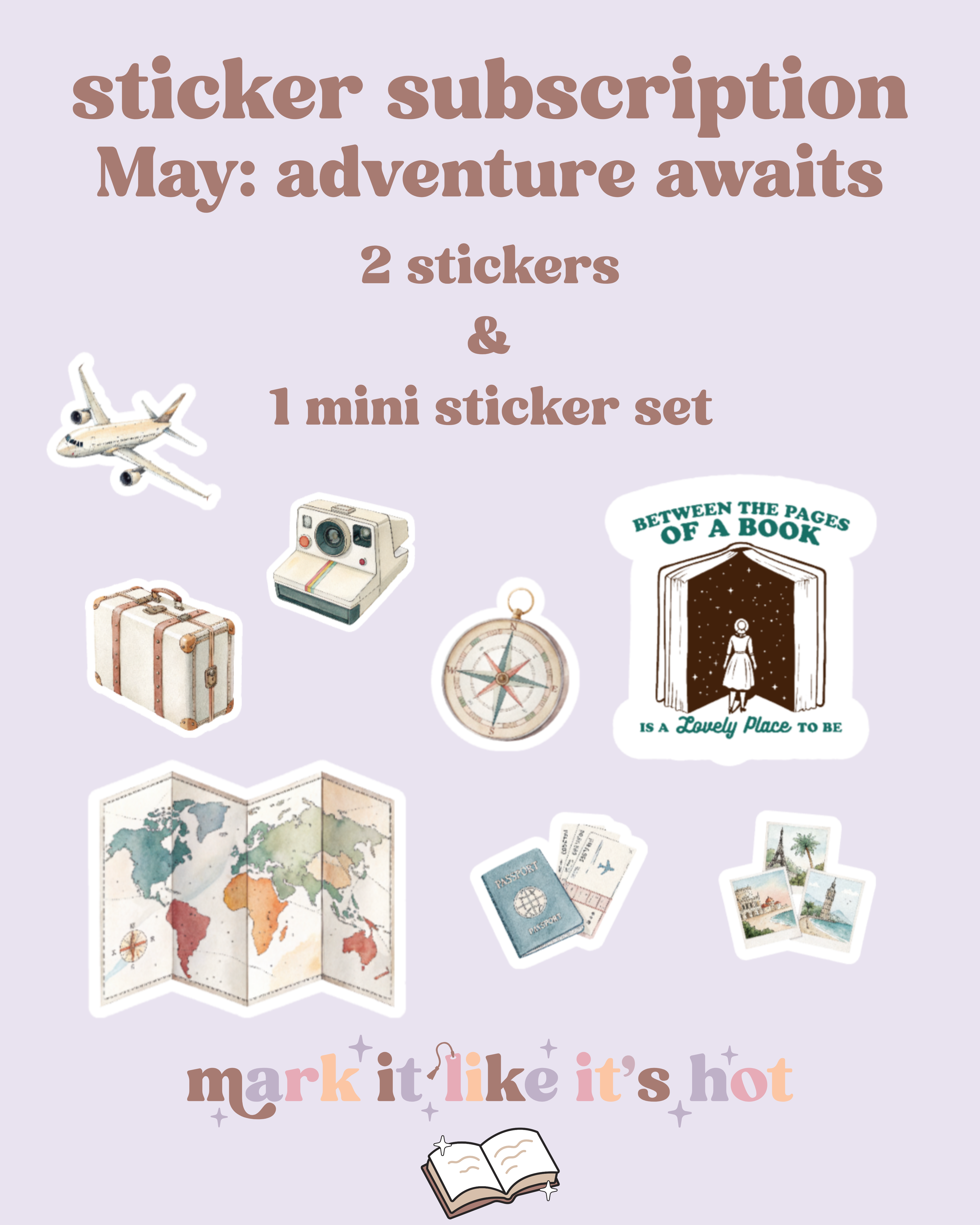 Monthly Sticker Club :)