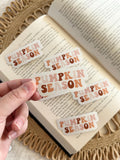 pumpkin season sticker