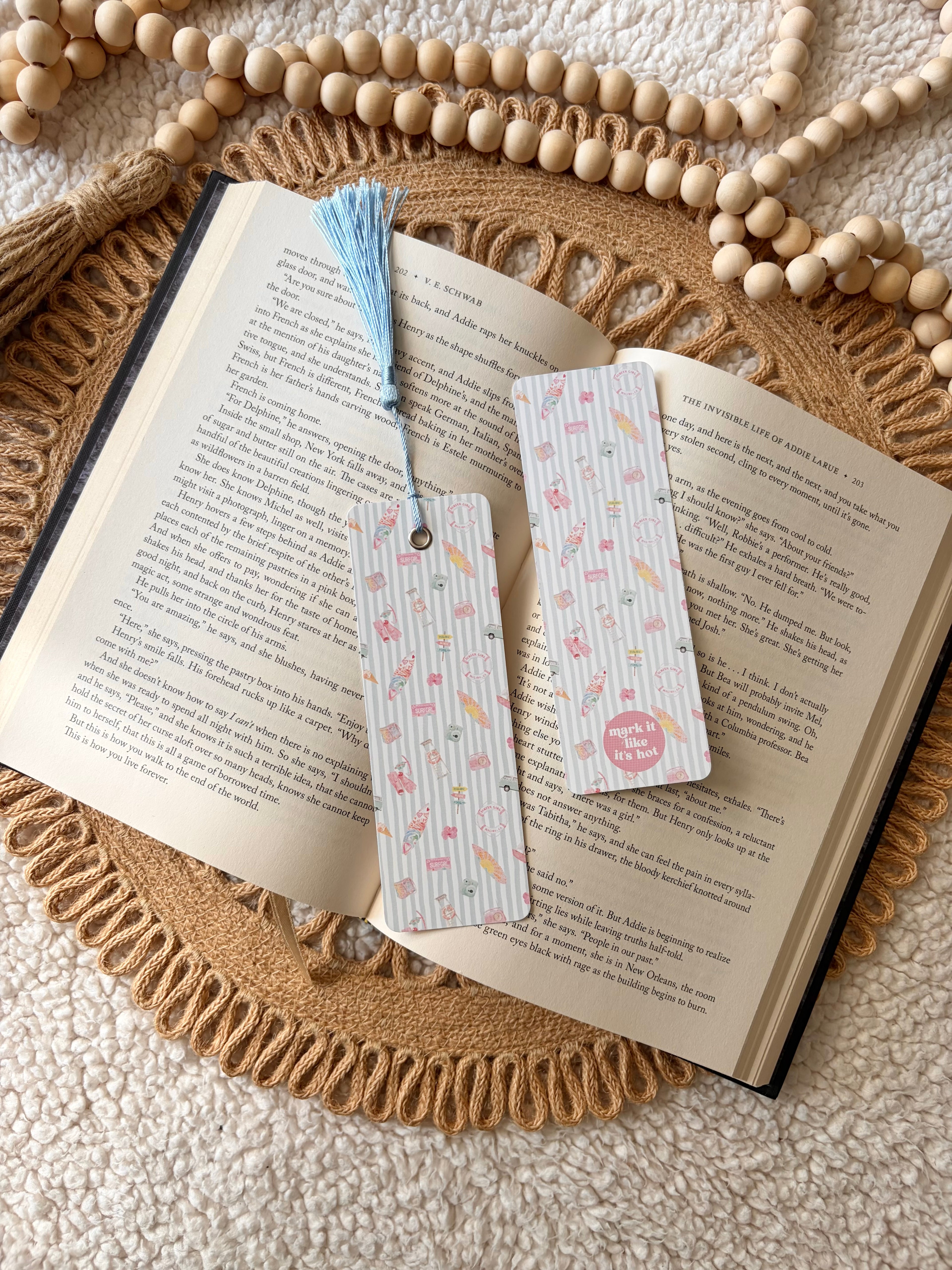 malibu summer bookmark
