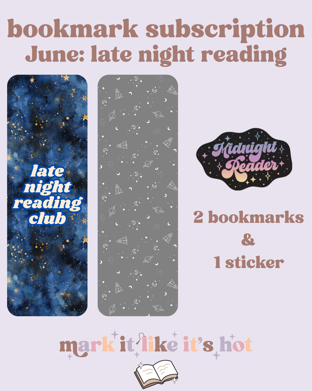Monthly Bookmark Club :)