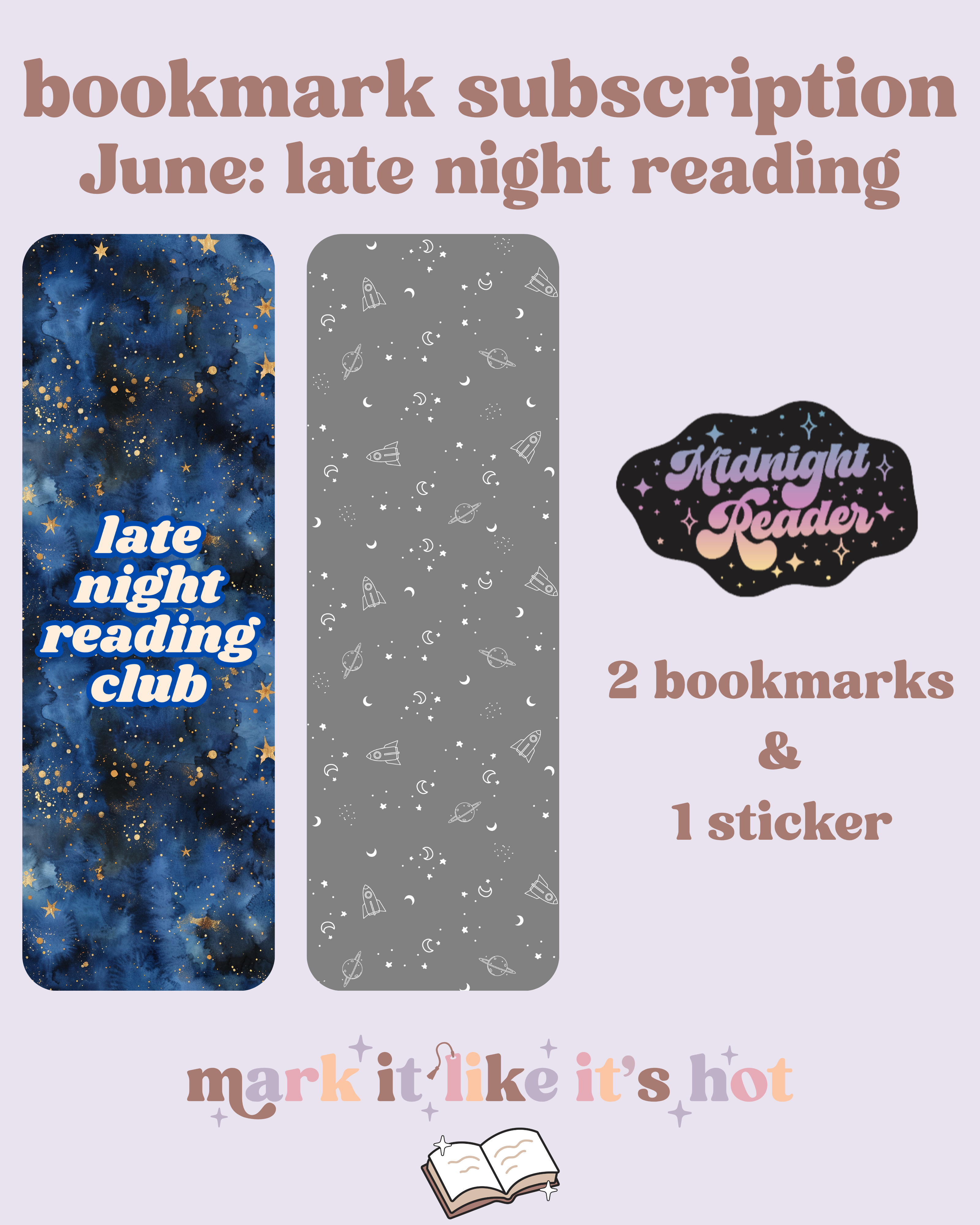 Monthly Bookmark Club :)