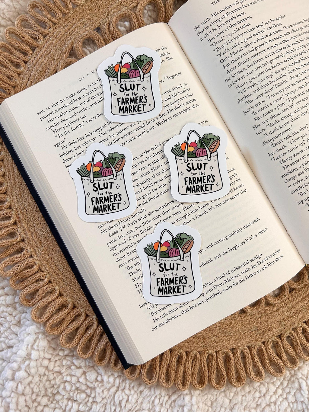 farmers market slut sticker