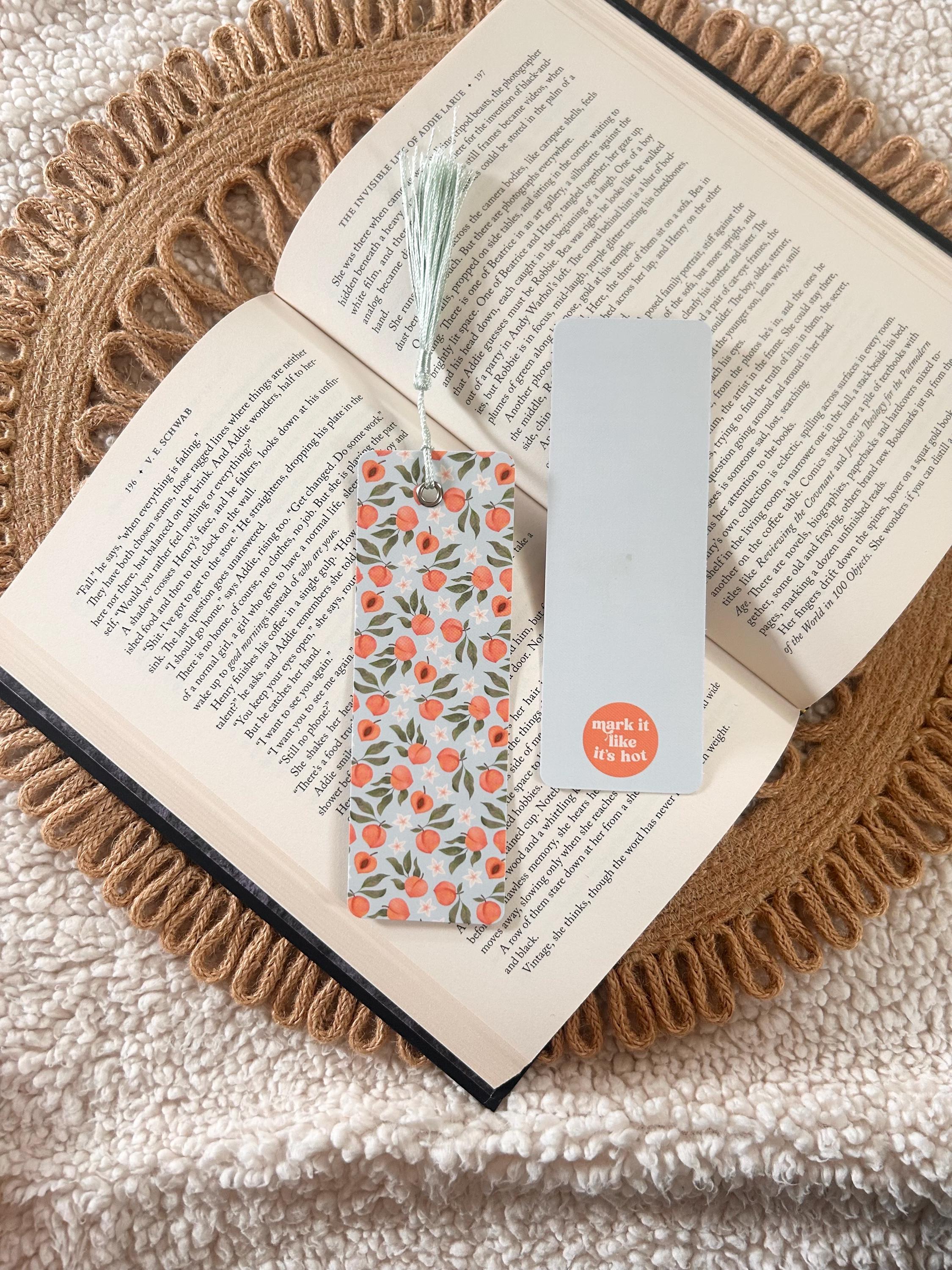 just peachy bookmark