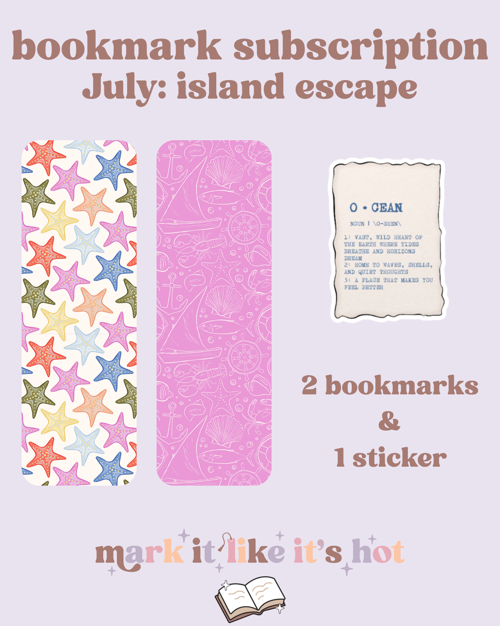 Monthly Bookmark Club :)