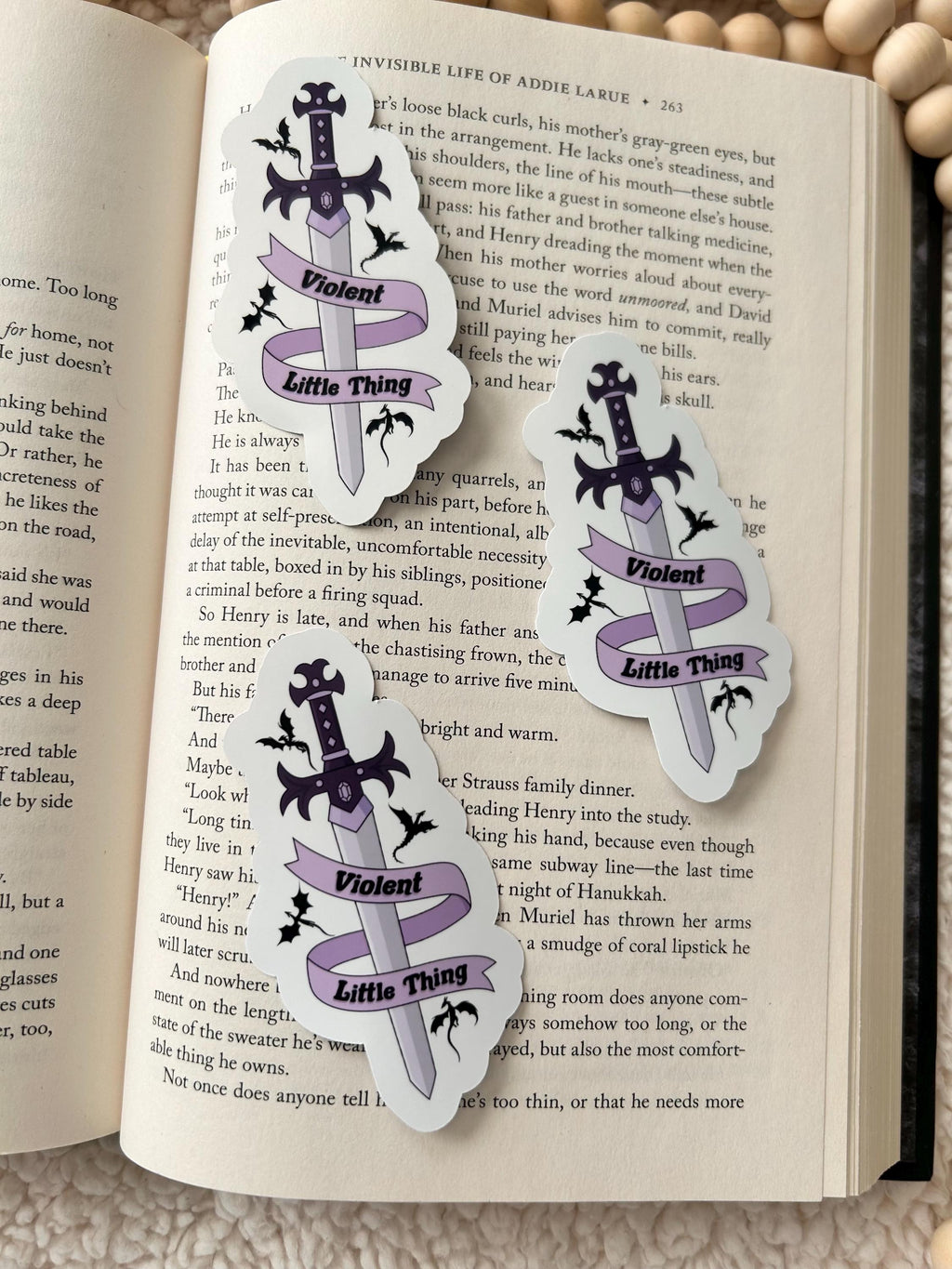 violent little thing sticker