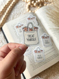 treat yourself to books sticker