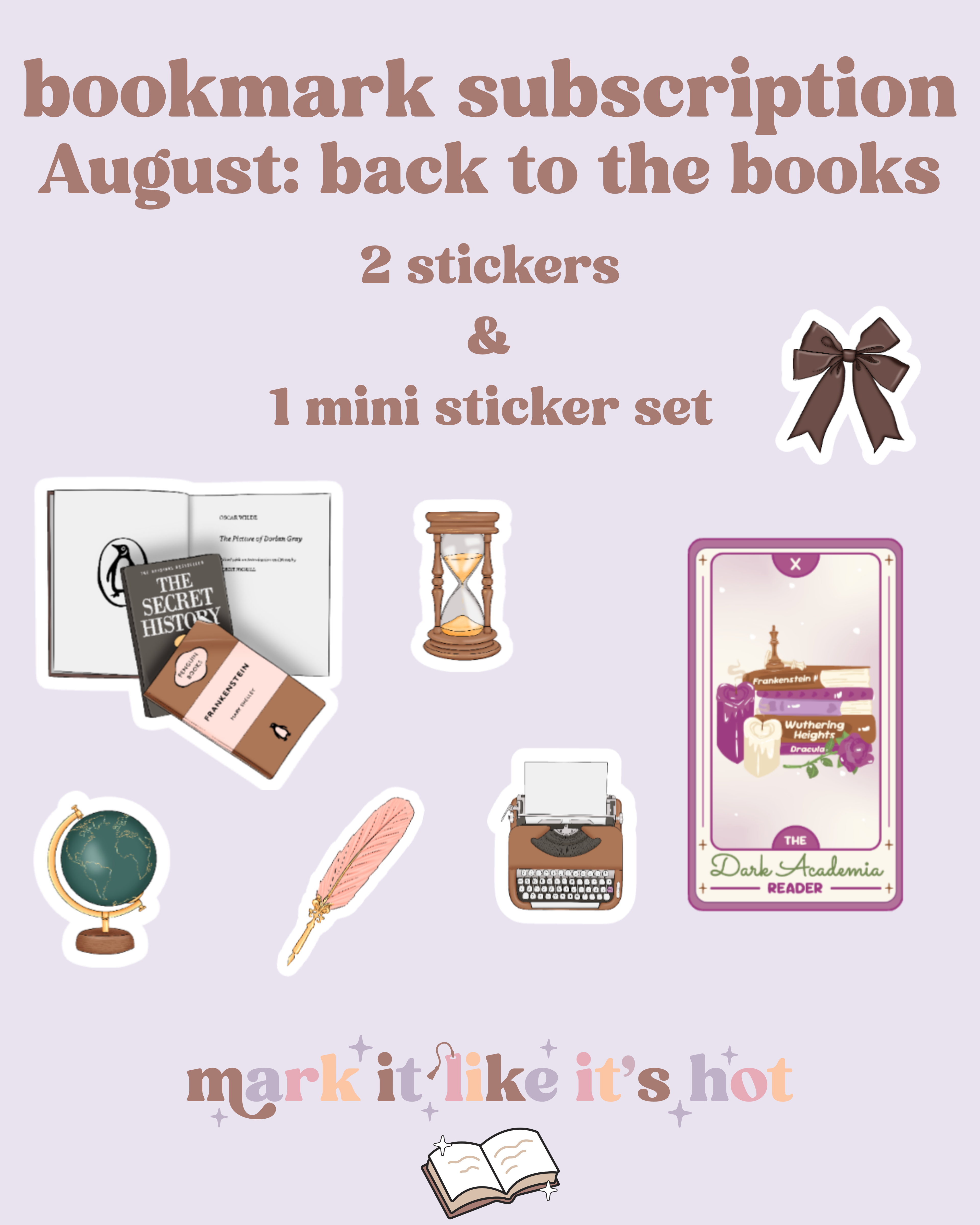 Monthly Sticker Club :)