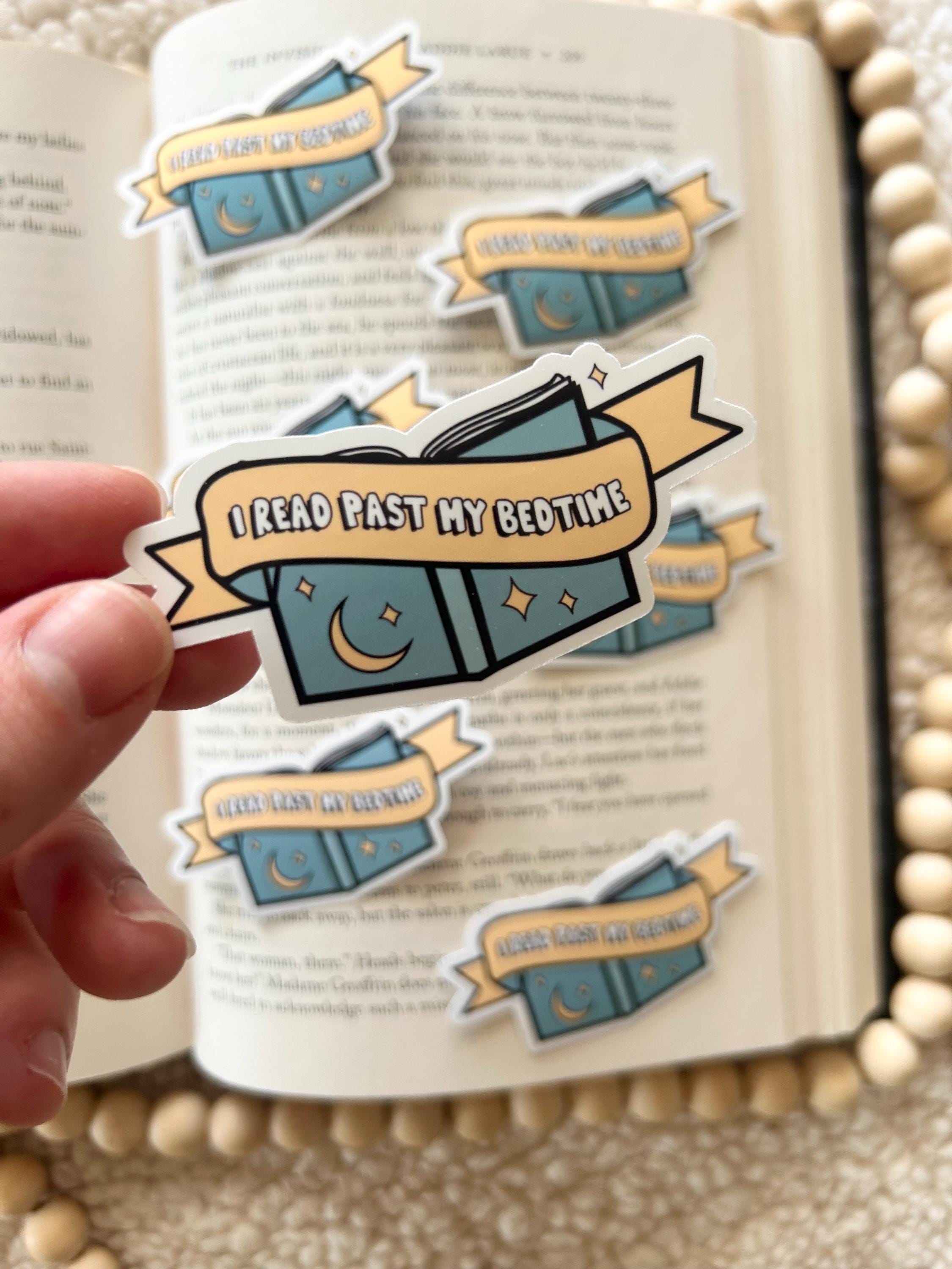 read past my bedtime sticker