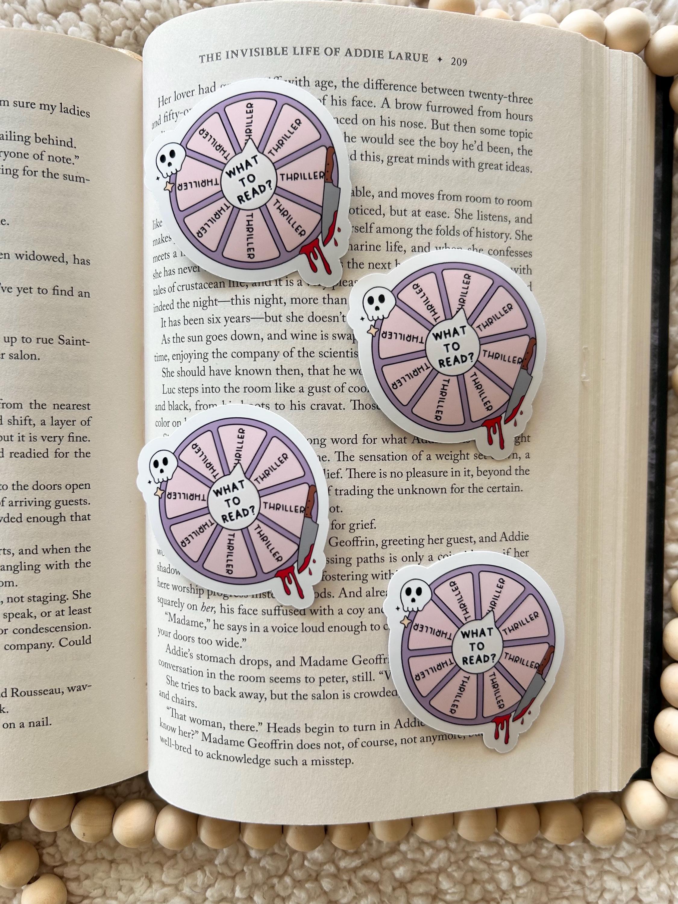 only reading thrillers sticker
