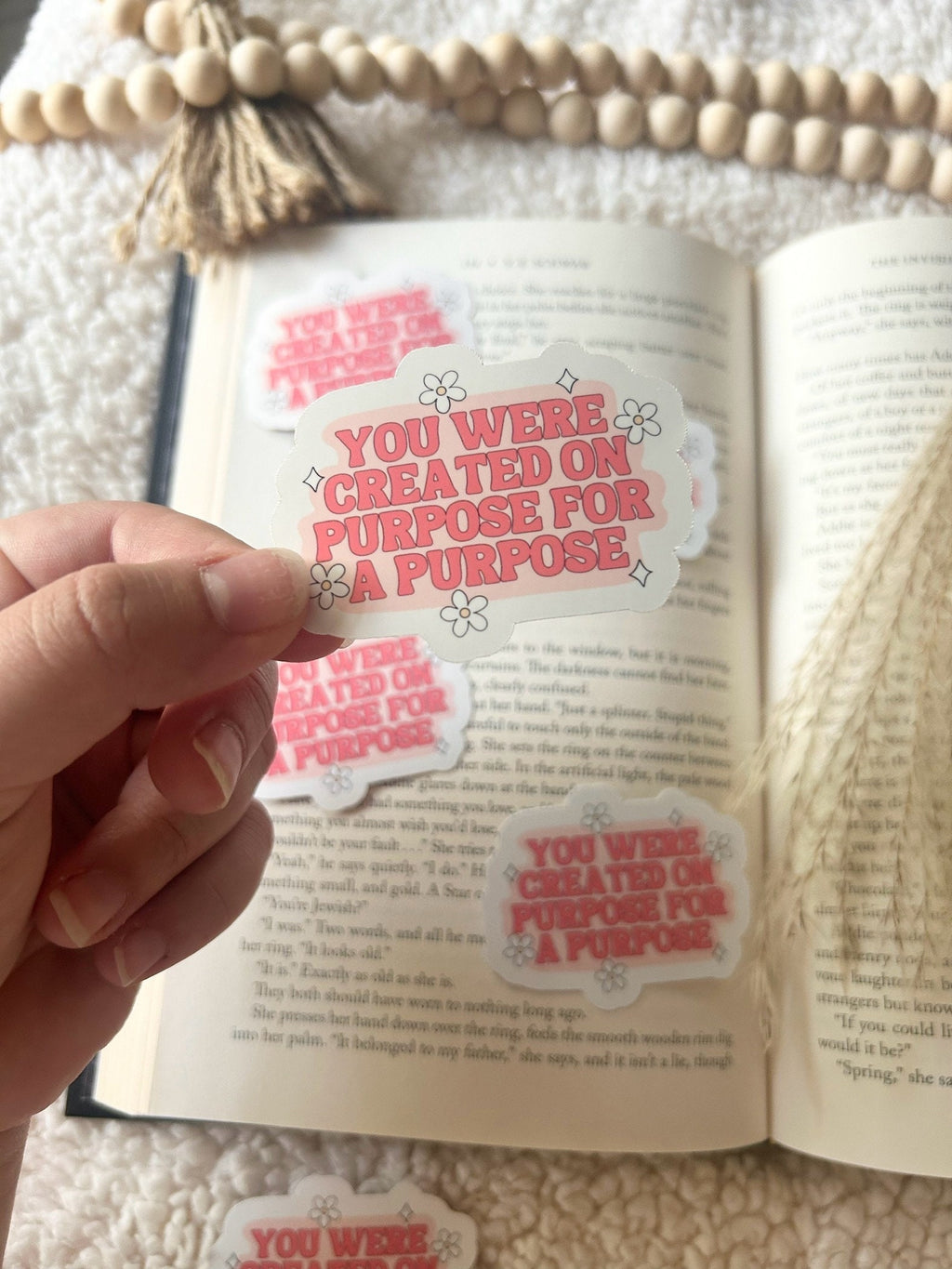 created on purpose sticker
