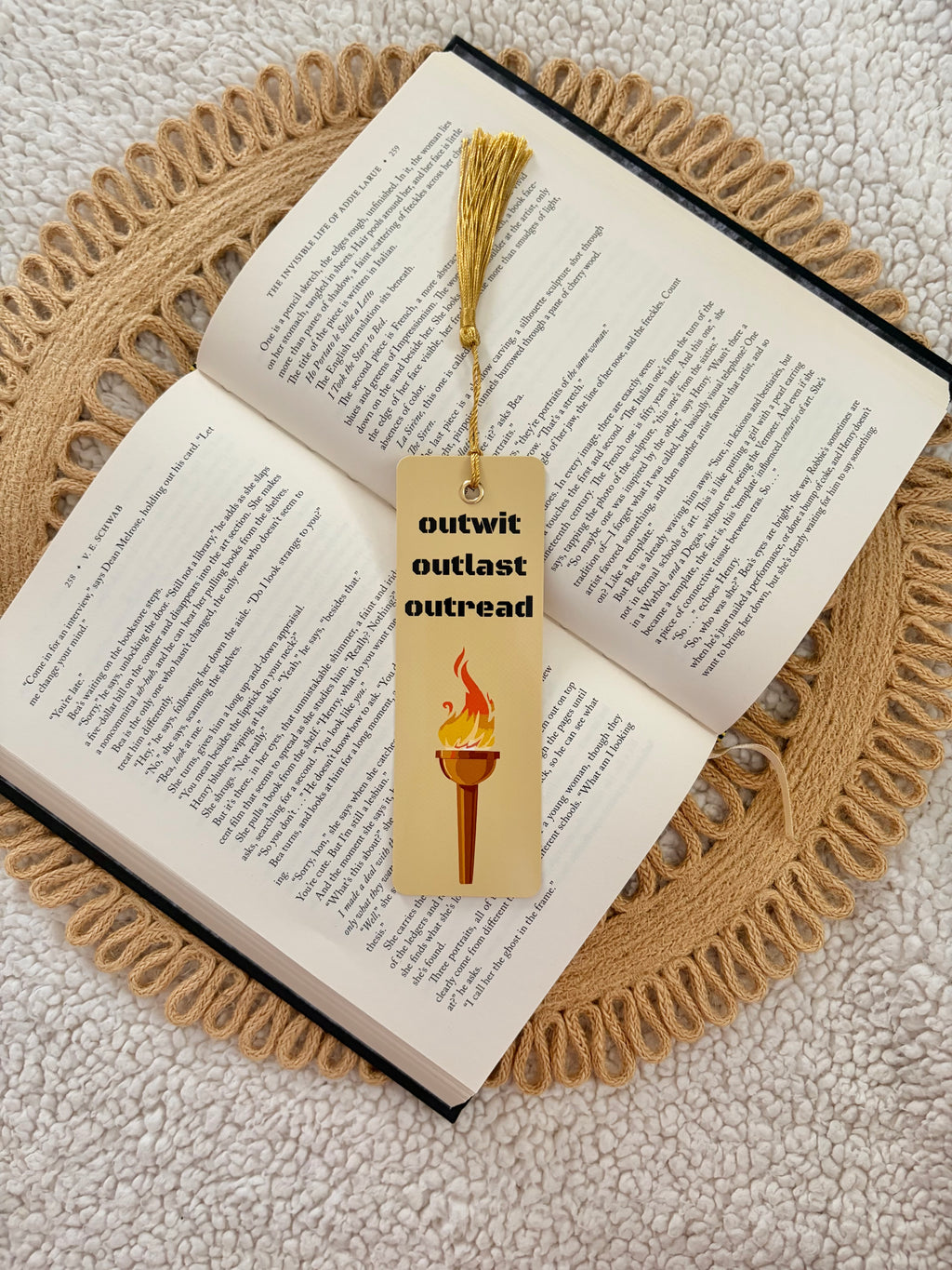 outwit outlast outread bookmark