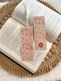 boho autumn bookmark