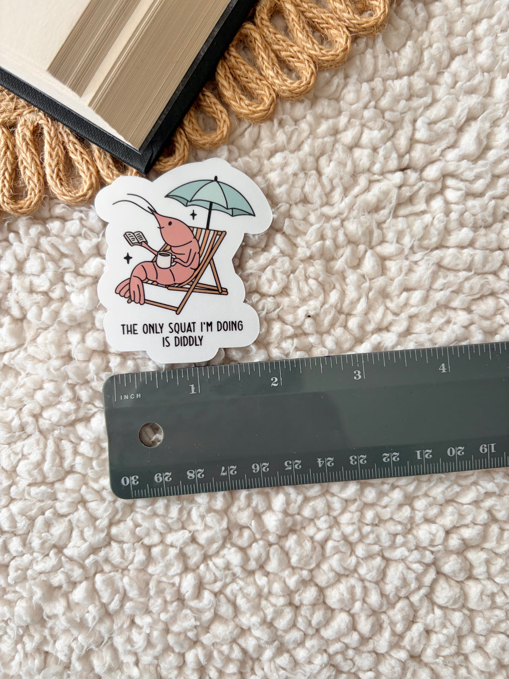 doing diddly squat sticker