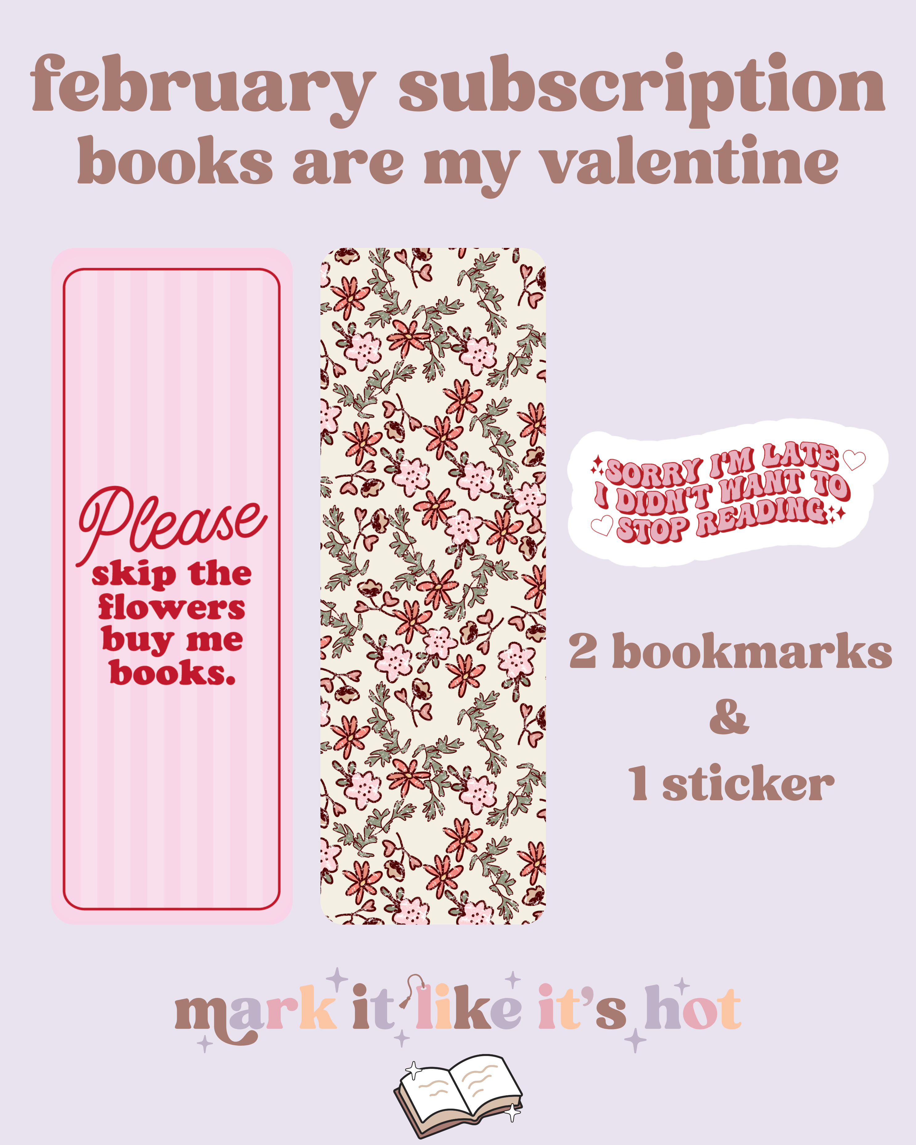 Monthly Bookmark Club :)