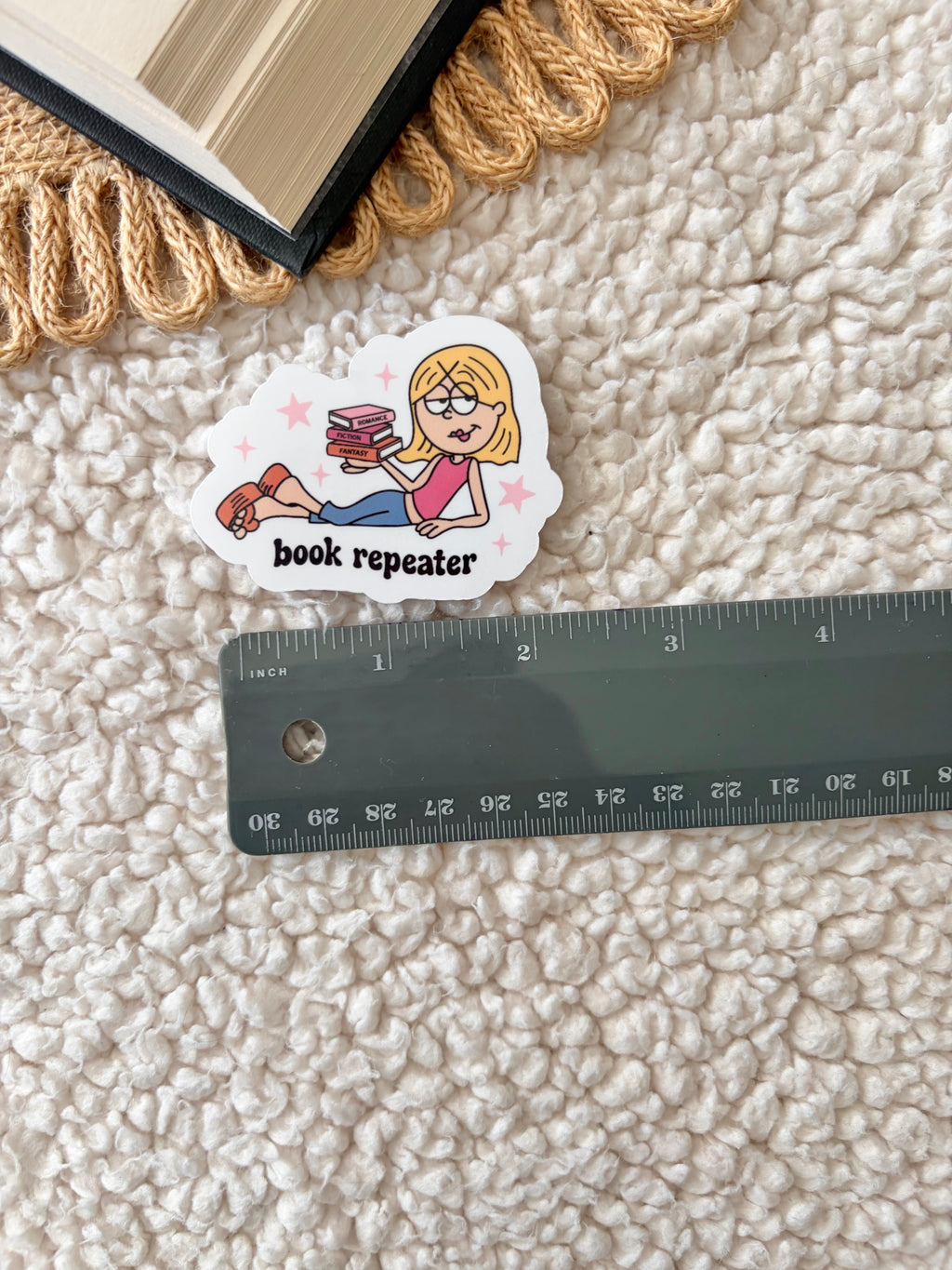 book repeater sticker