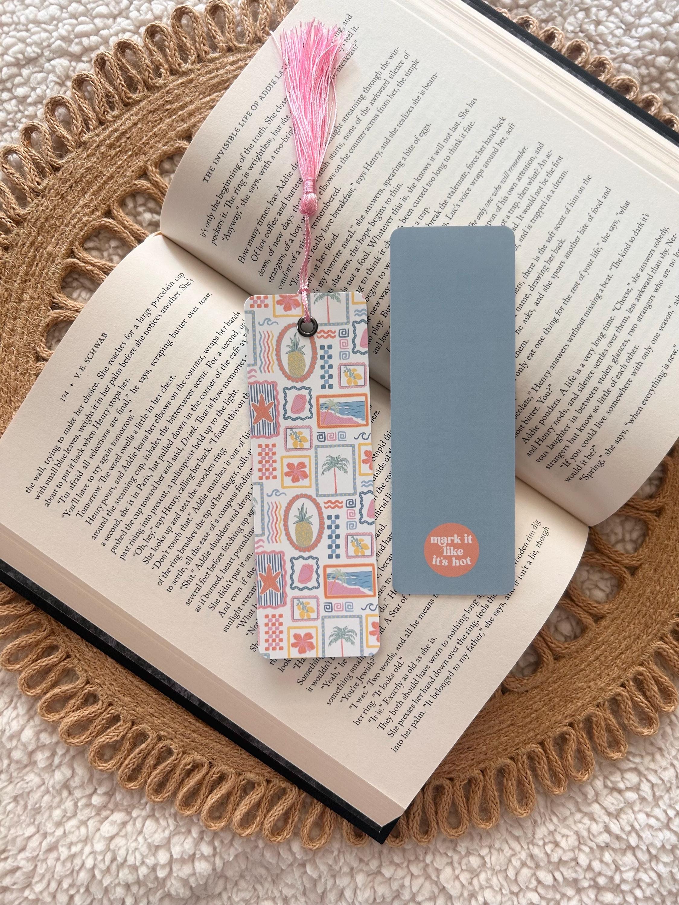 day at the beach bookmark