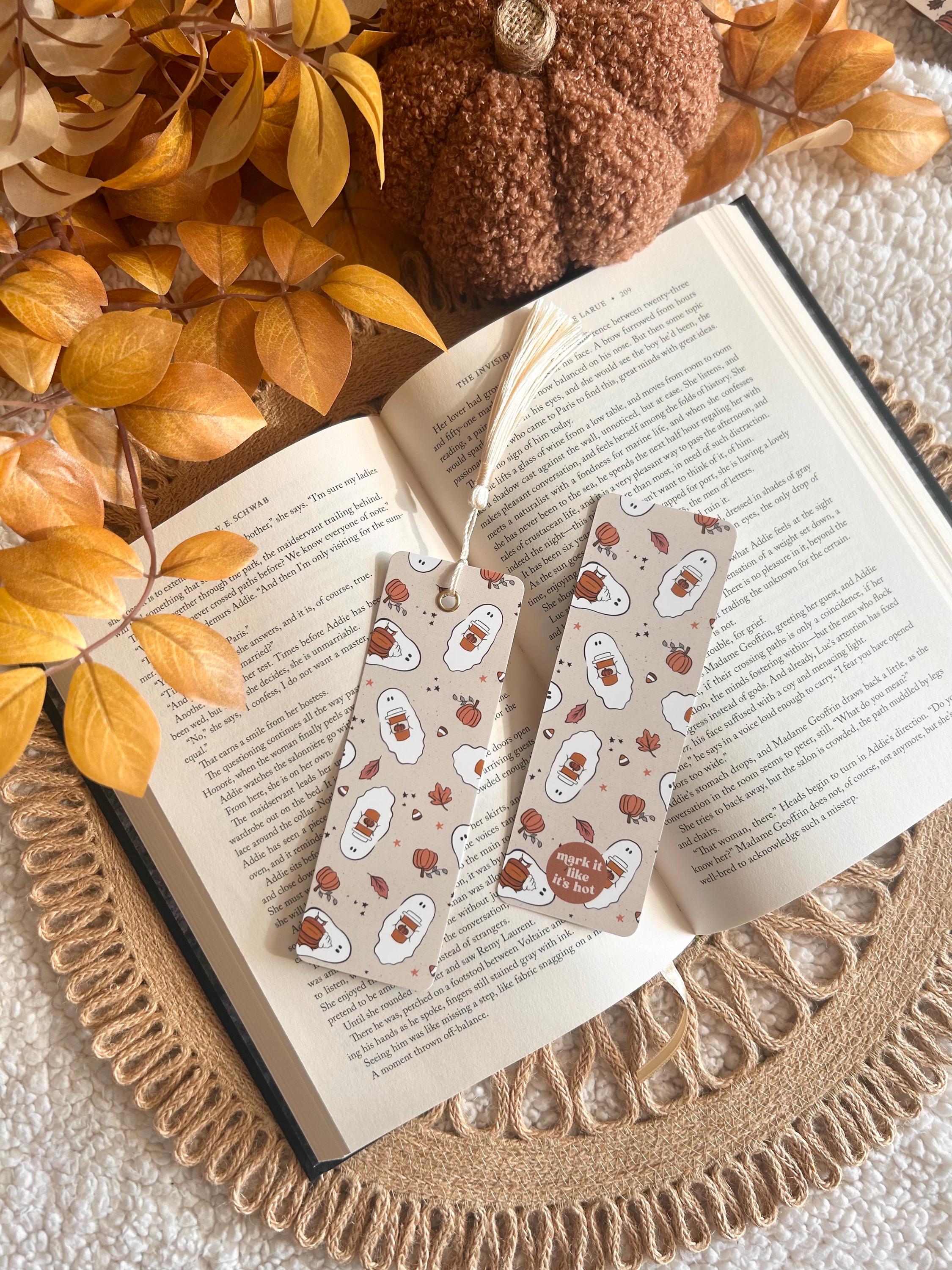 spooky lattes bookmarks