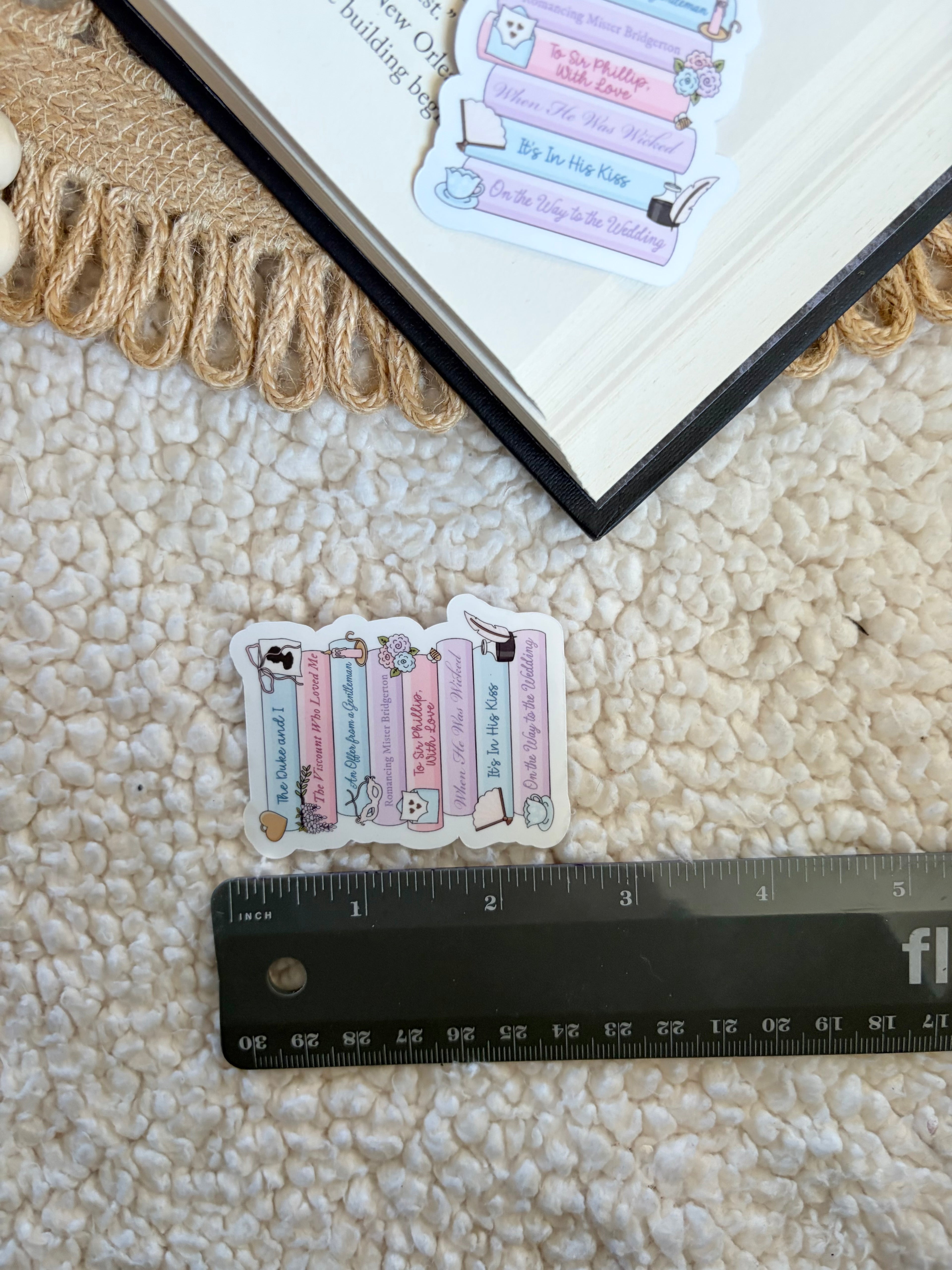regency romance stack sticker