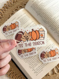 tis the fall season sticker