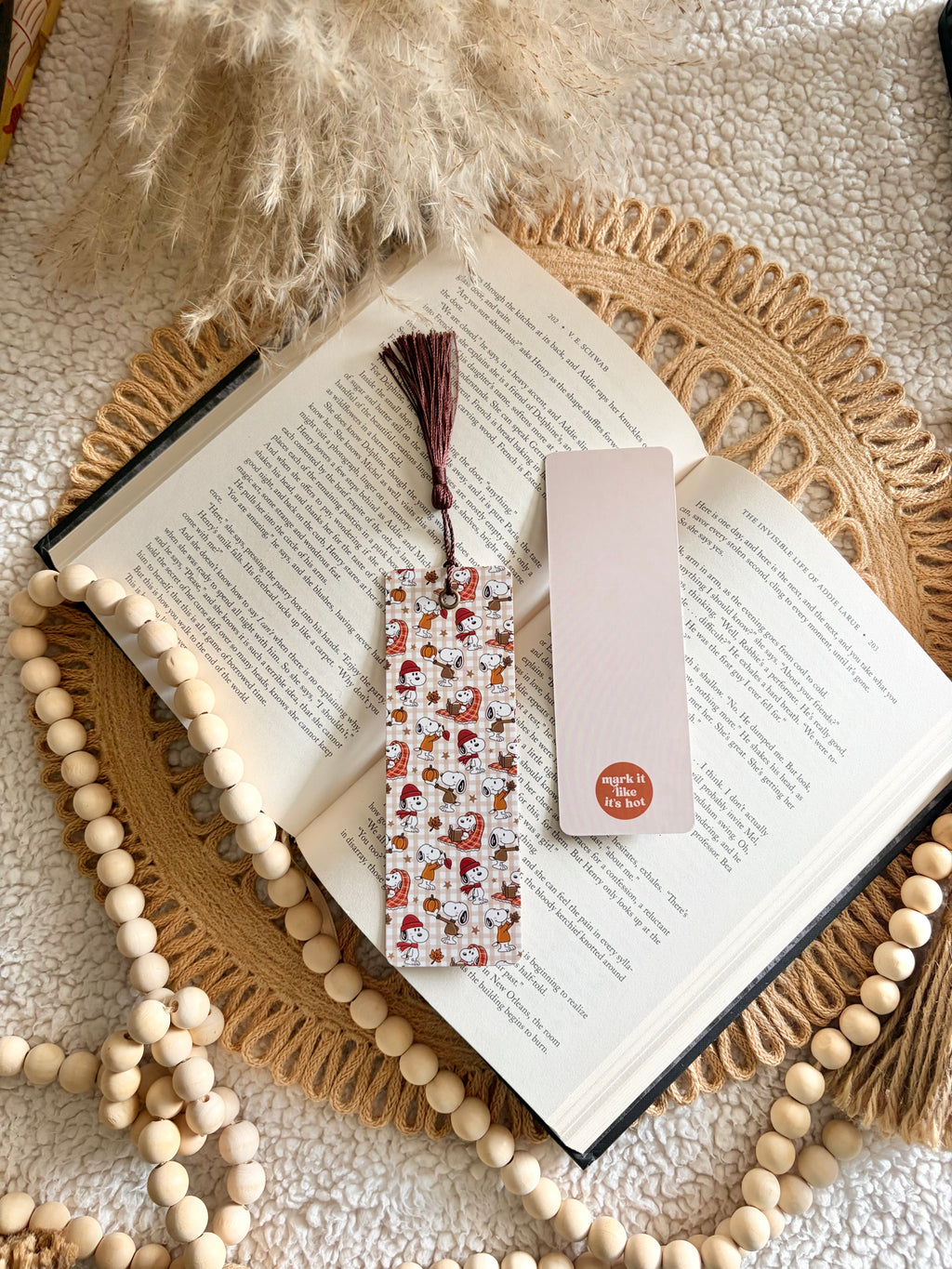 fall dog bookmark