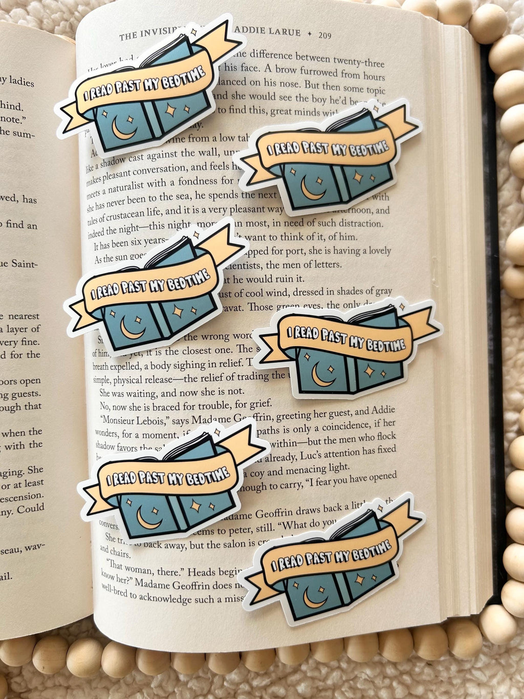 read past my bedtime sticker