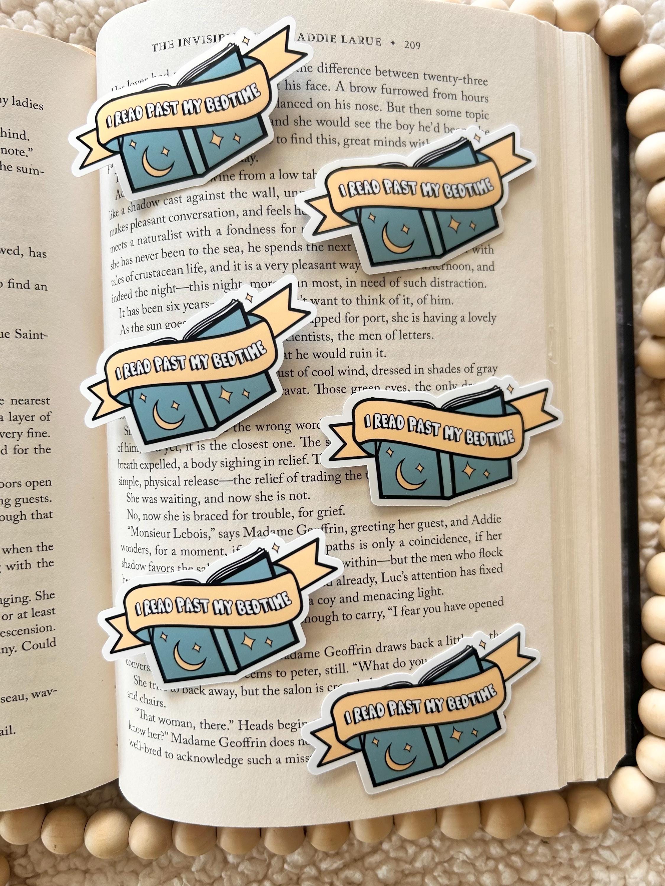 read past my bedtime sticker
