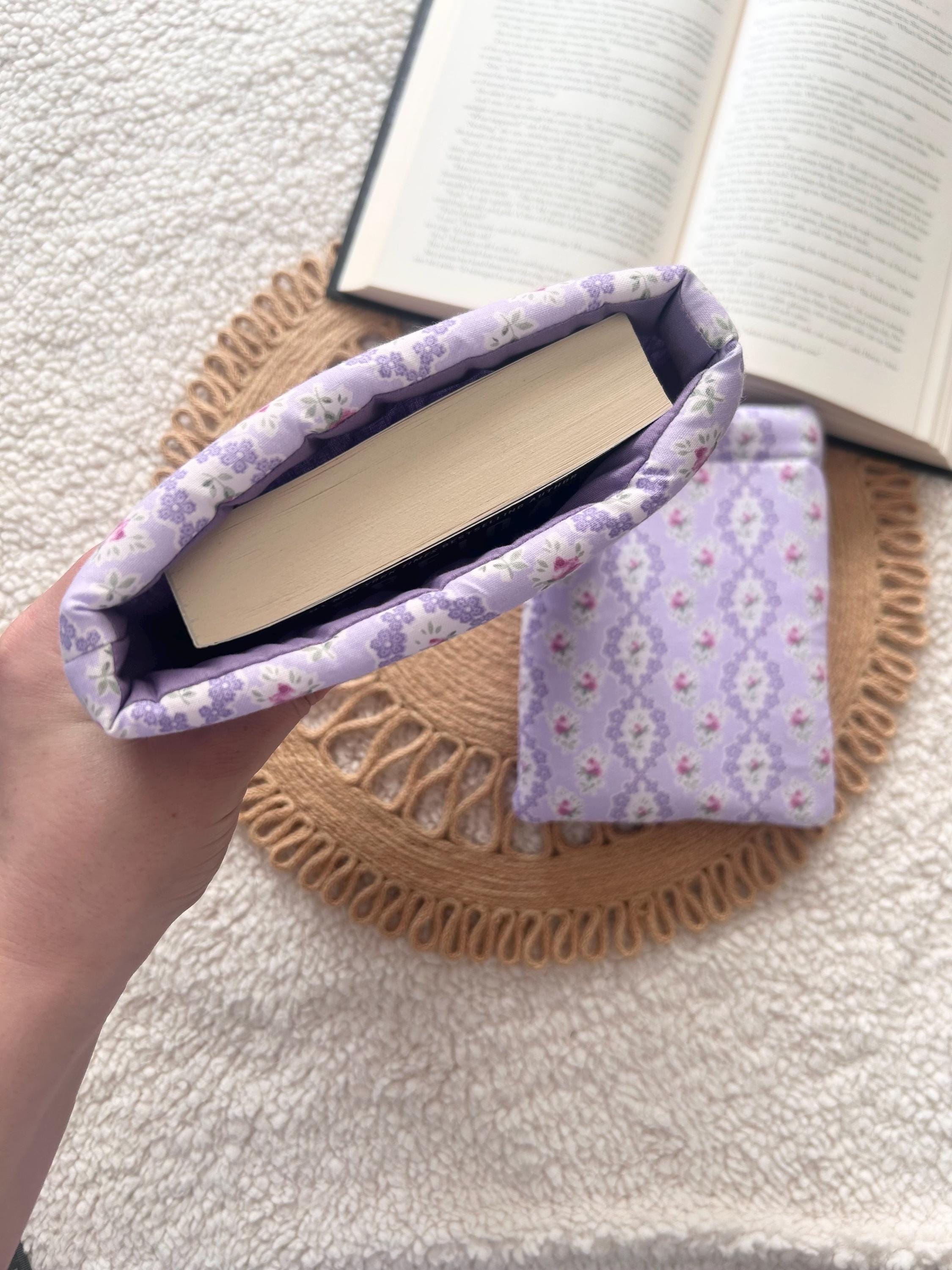 lavender lace book & kindle  sleeve