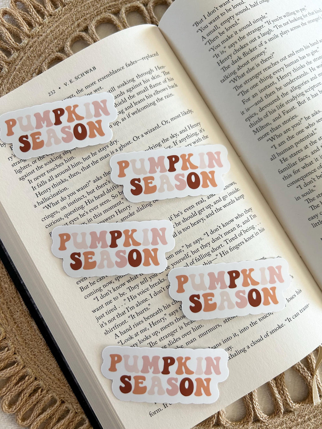 pumpkin season sticker