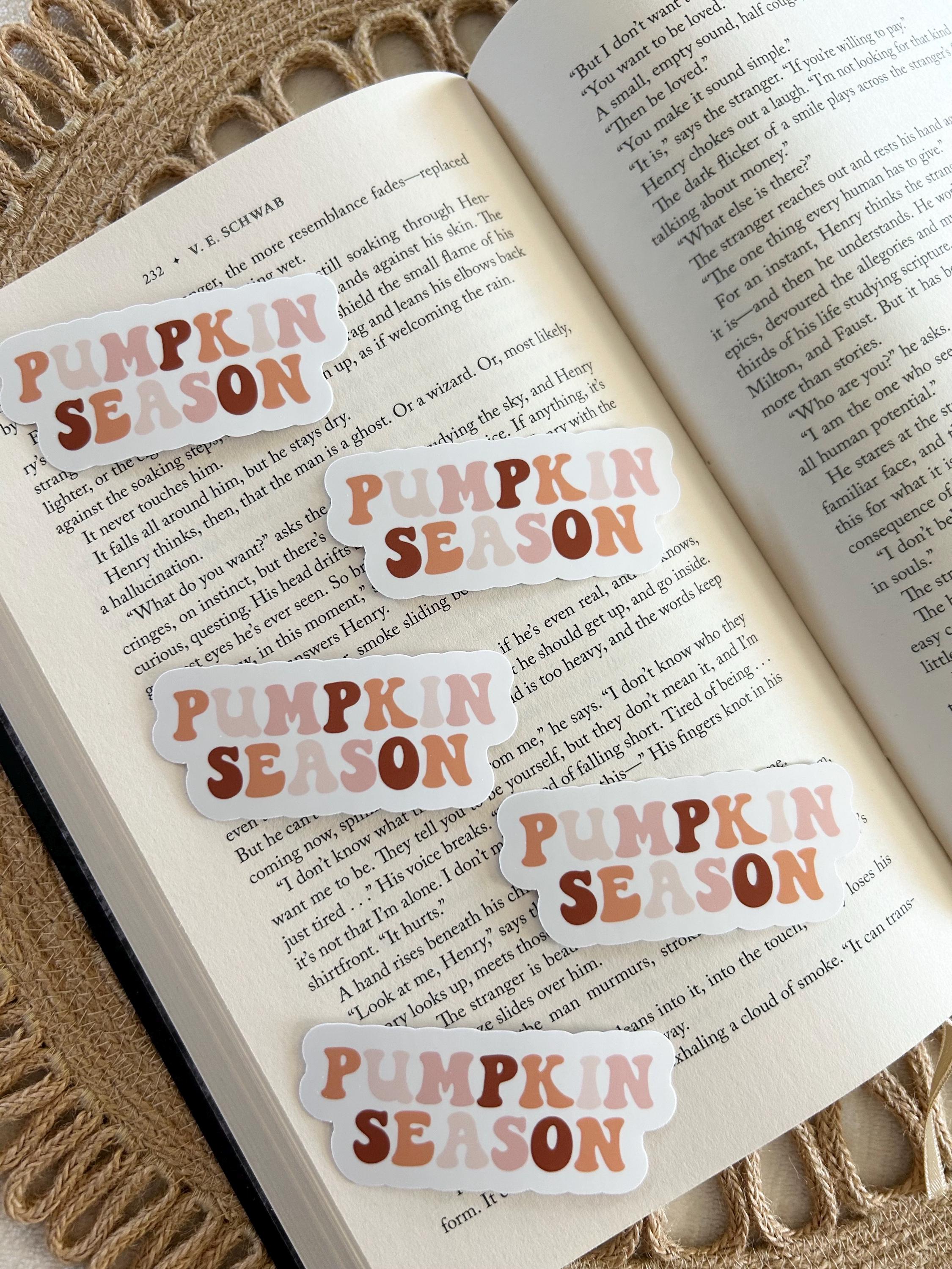 pumpkin season sticker