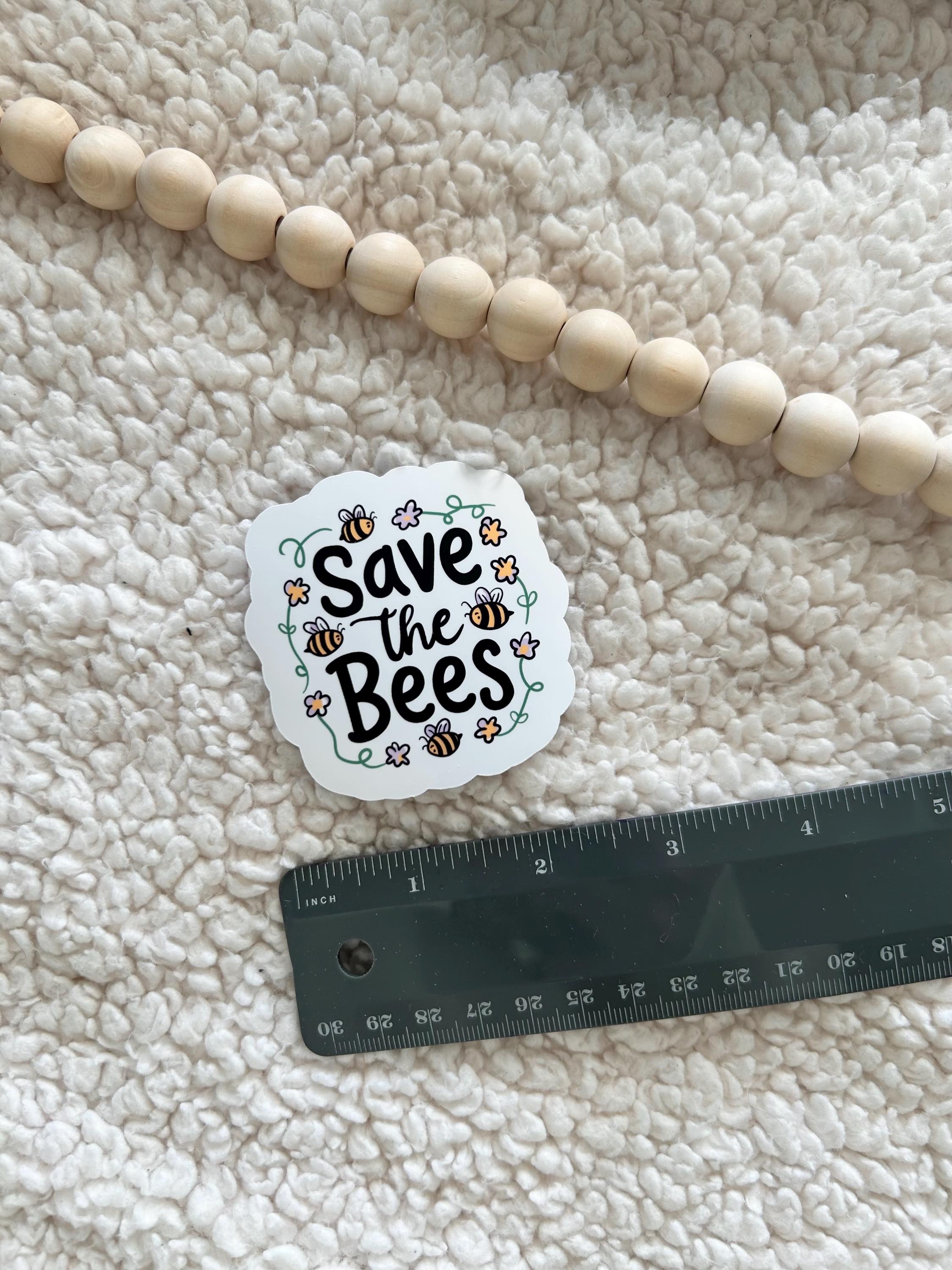 save the bees sticker