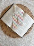 colorful check bookmark