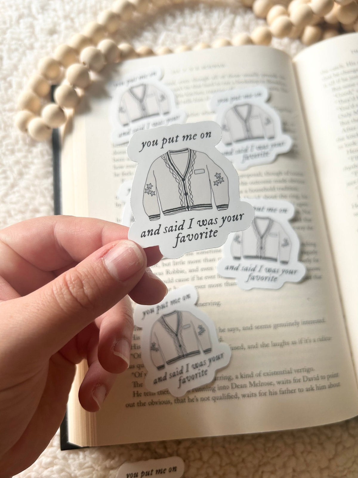 cardigan sticker