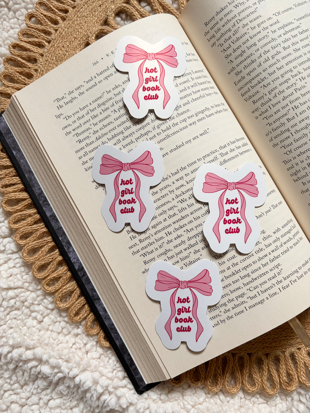 hot girls book club sticker