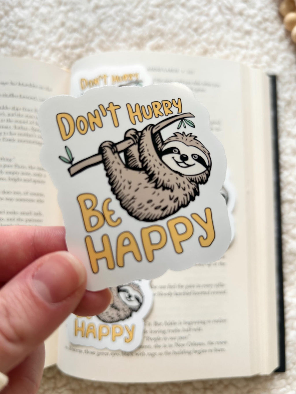 don't hurry sticker