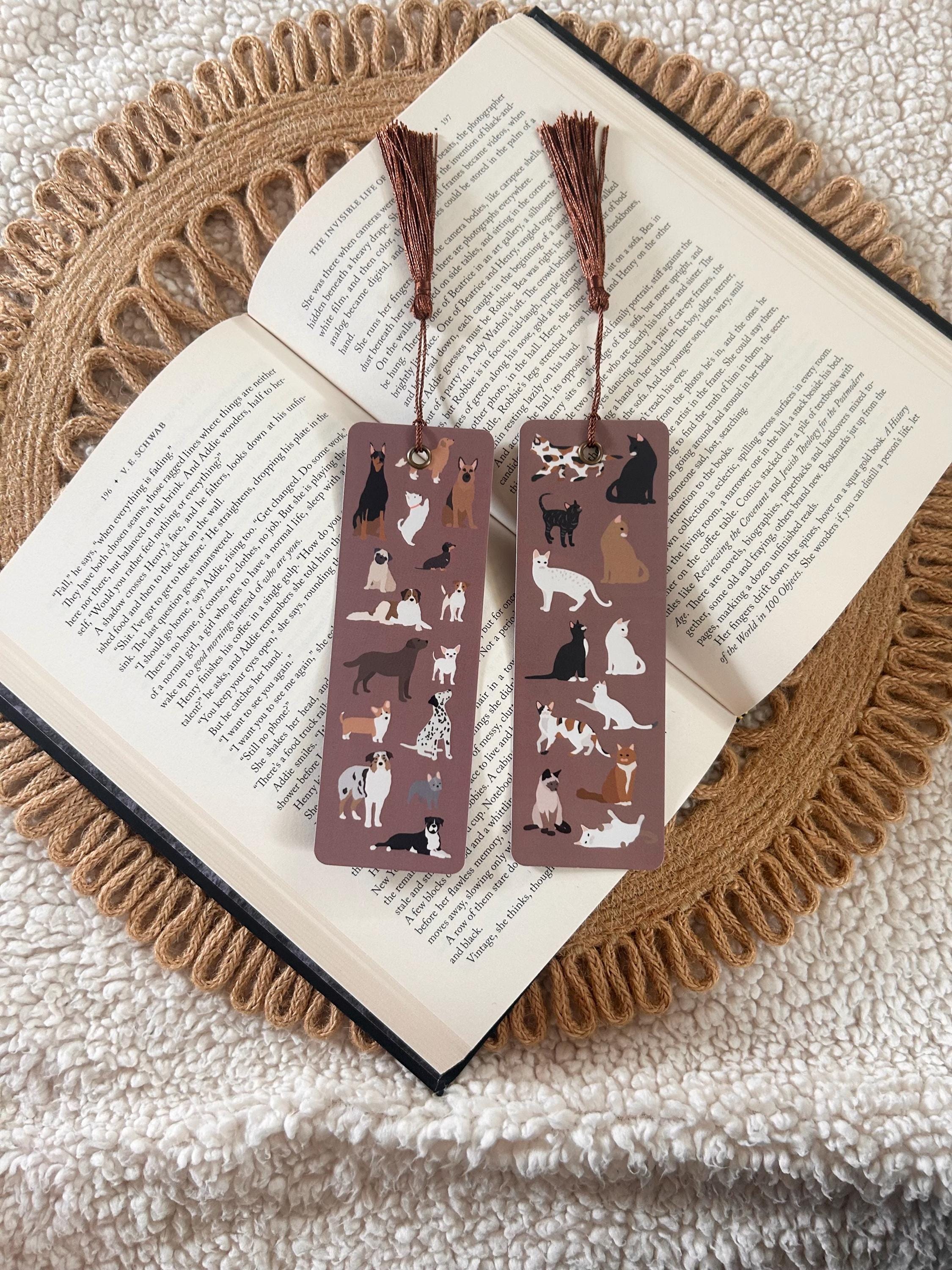 cat and dog bookmarks