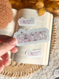 boooooks sticker