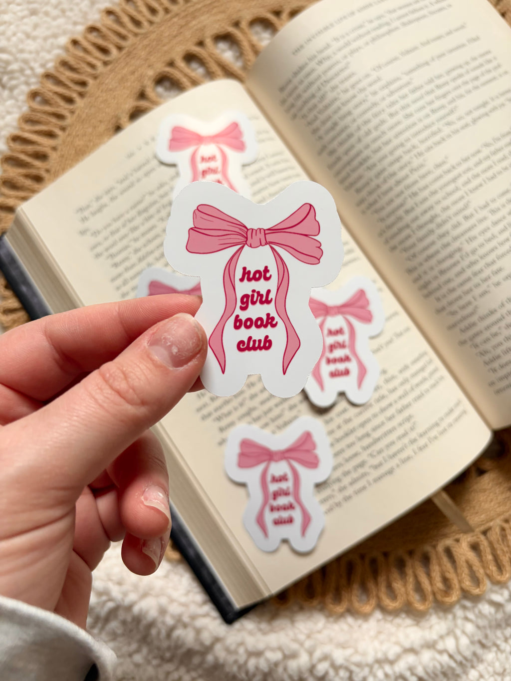 hot girls book club sticker