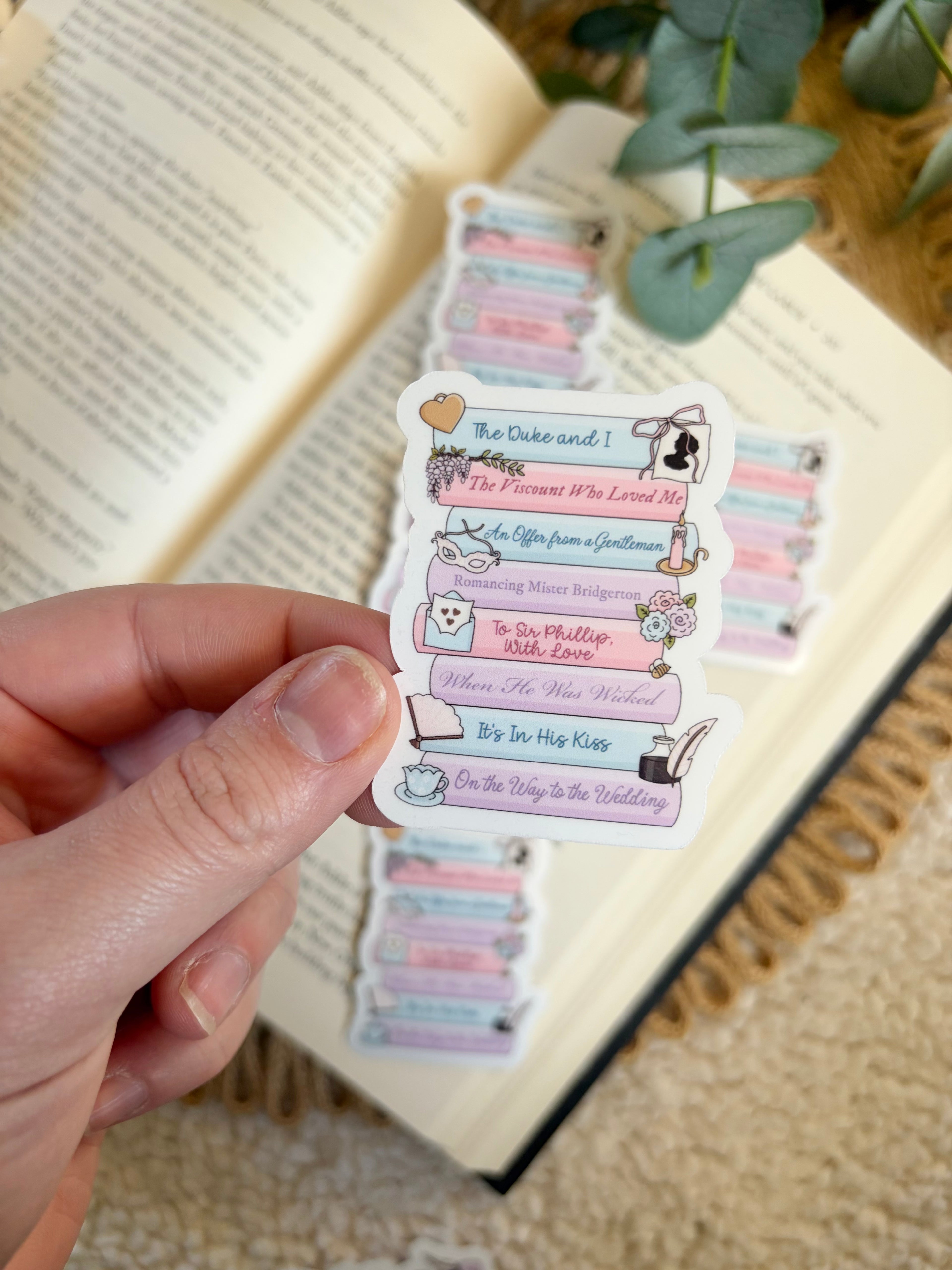 regency romance stack sticker
