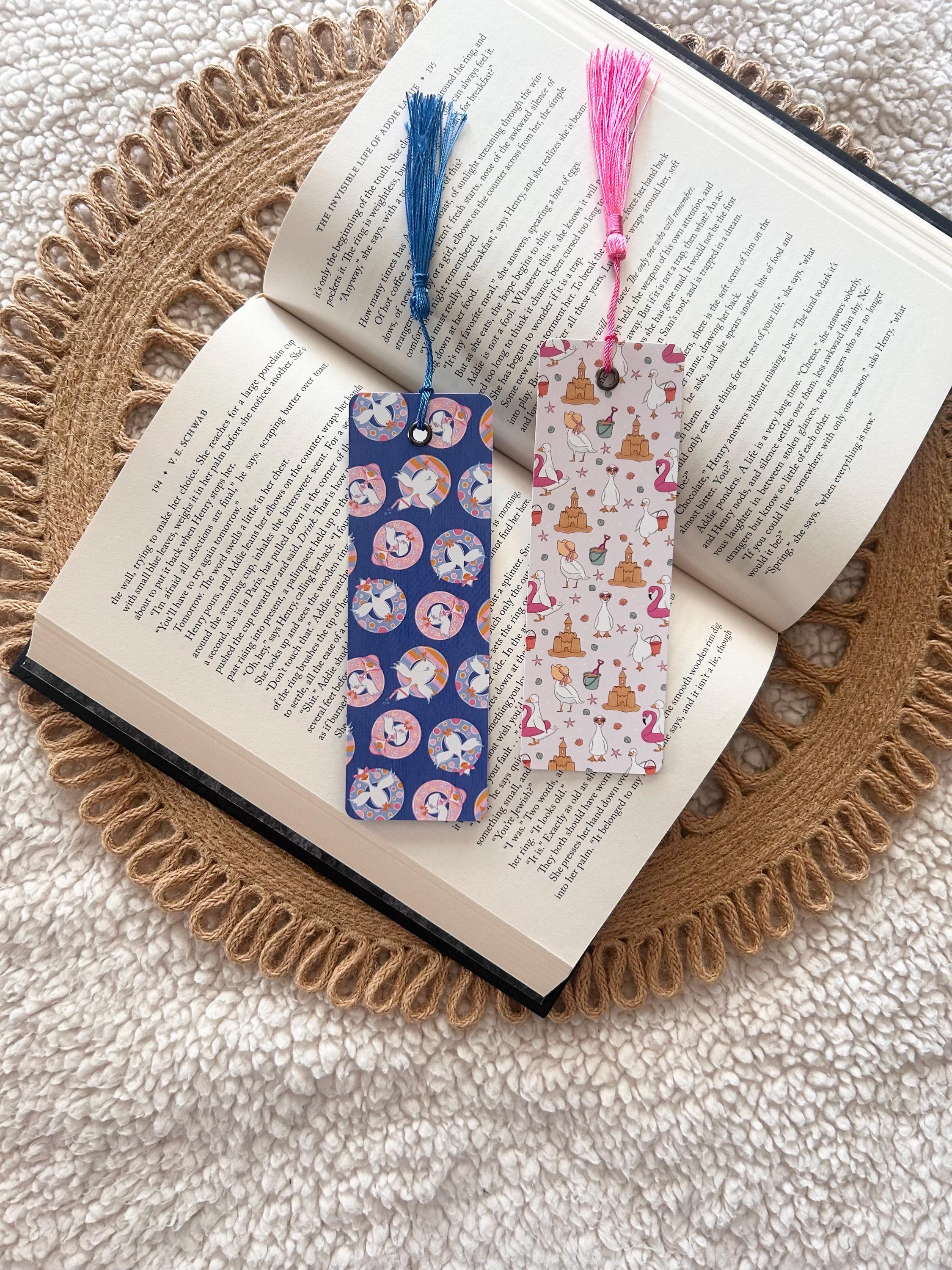 silly goose summer bookmark