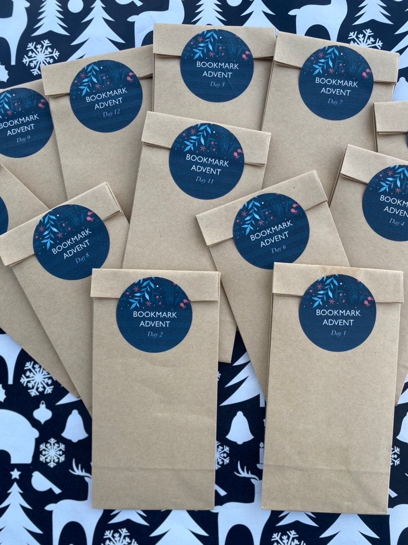 Bookmark Advent Calendar| Book lovers gift| bookish advent | Bulk Bookmarks