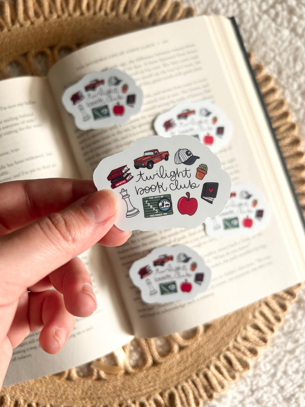 twilight book club sticker