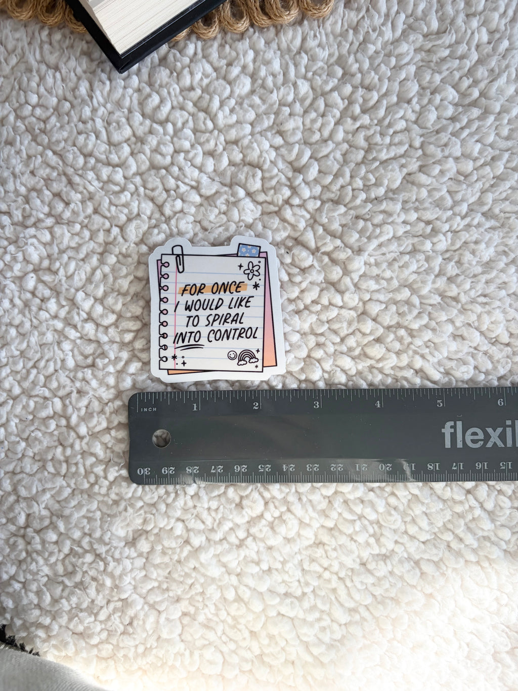 spiral into control sticker