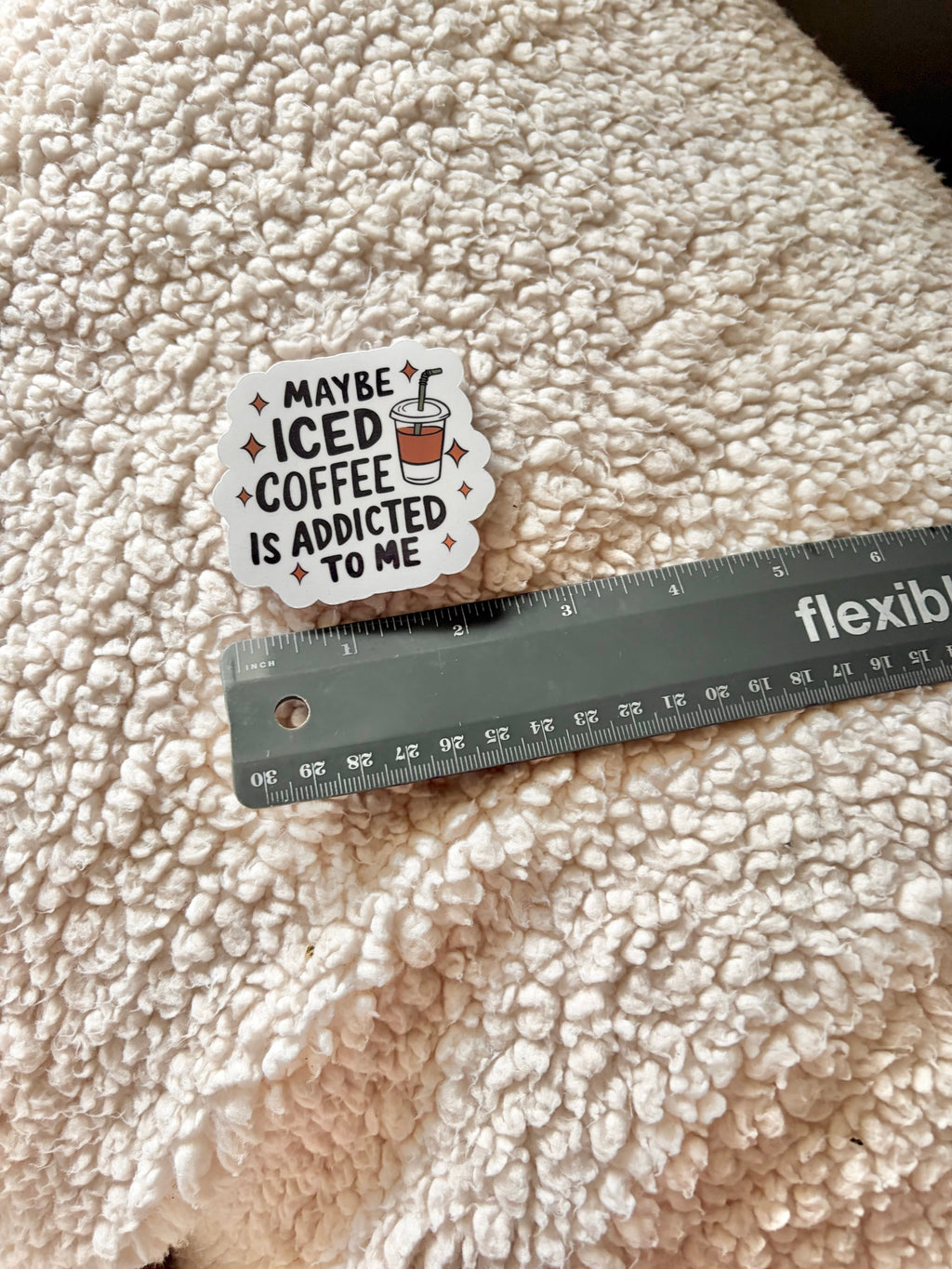 iced coffee addiction sticker